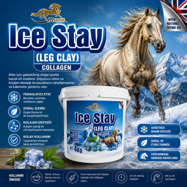 mSport Ice Stay Leg Clay Collagen 4kg