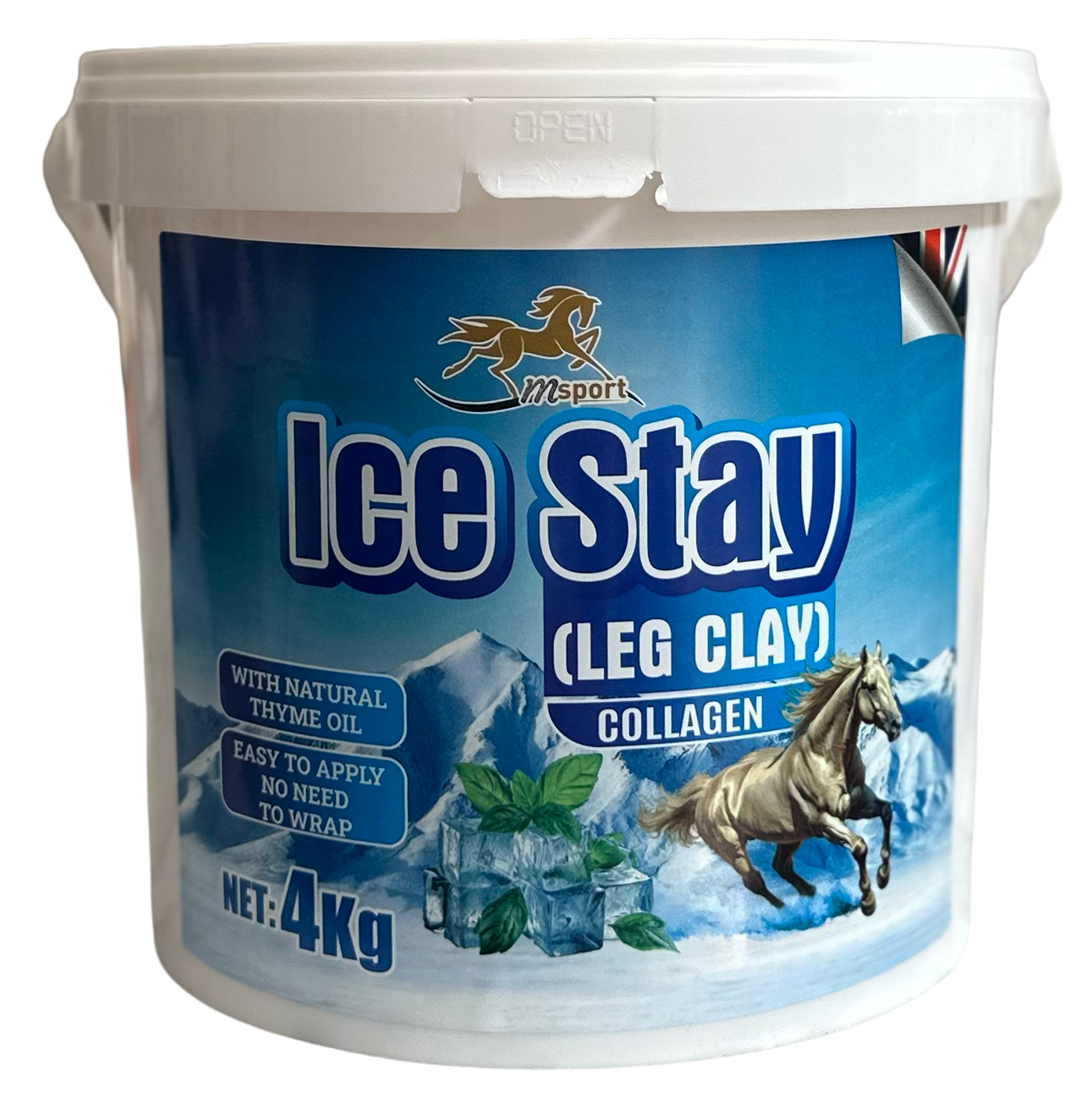 mSport Ice Stay Leg Clay Collagen 4kg - Görsel 2
