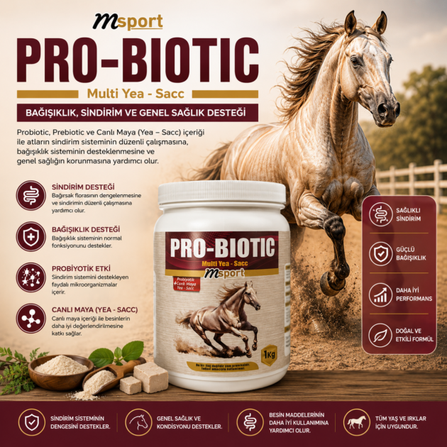 mSport Pro Biotic Multii Yea Sacc 1kg