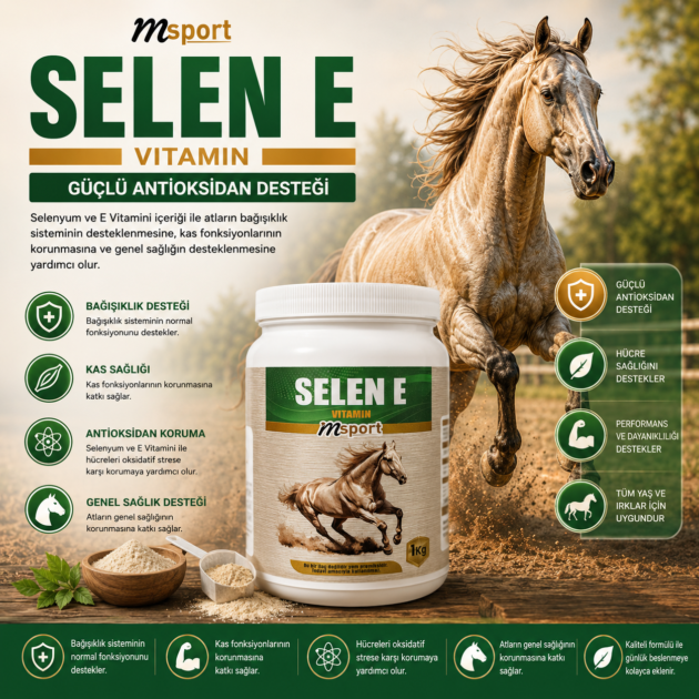 mSport Selen E Vitamin 1kg